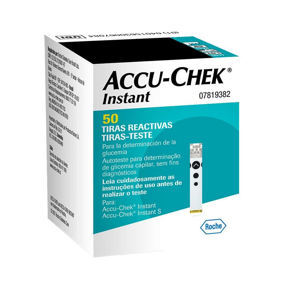 tiras-reactivas-glucosa Tiras Reactivas para Glucosa AccuChek Instant - Imagen 1